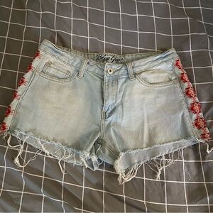 Denim shorts